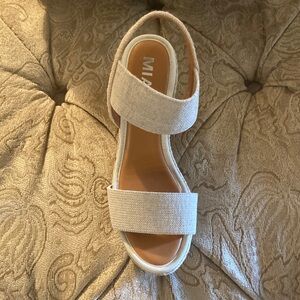 MIA Natural Wedge Sandals